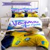 Neymar Glow Party Bettwäsche-Set Geeignet für Spielzimmer Leichtes Weihnachtsgeschenk