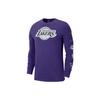 X NBA Los Angeles Lakers Long Sleeve T-shirt 'Purple White' Men's DV6040-504