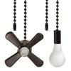 Decorative Ceiling Light and Fan Pull Chain Extensions Hanging Ornaments Elegant Home Lighting Accessories for Fan Light