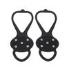 1 Pair 5 Teeth Crampons Ice Claw Outdoor Snow Climbing Crampons Non Slip Shoes SpikesXL  43 48