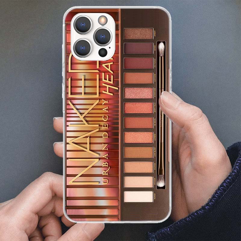 Glam Makeup Eye Shadow Box Phone Case For Apple iPhone 16 15 14 13 12 11 Pro Max Mini XS XR X 7 Plus 8 + SE Soft Silicone Print