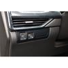 Fit For Cadillac XT4 18-23 Black Carbon Fiber Headlight Button Frame Cover Trim