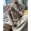 Plus Size Solid Half Turtleneck Sweater, Casual Long Sleeve Pullover Top for Fall & Winter, Women's Plus Size Clothing