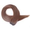 Synthetic Hair Extension Clip Ins One Piece With 5clips Long Straight Hair Brown Blonde Color For Women Daily Use