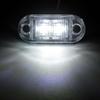 2/4/6PCS Led Side Marker Lights for Trailer Trucks Caravan Side Clearance Marker Light Lamp Led Lorry Amber Red White