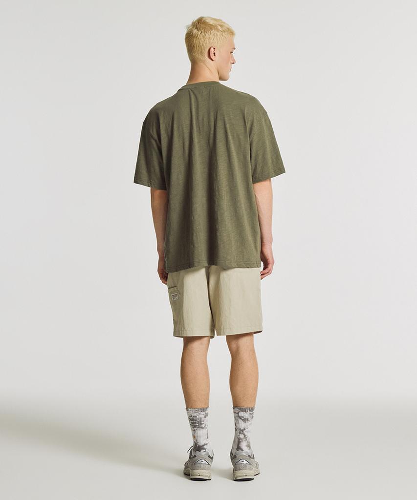Nyuballanseu Nbnegca033 / Uni Sun-Kissed Slub Short Sleeve Tee (Khaki)