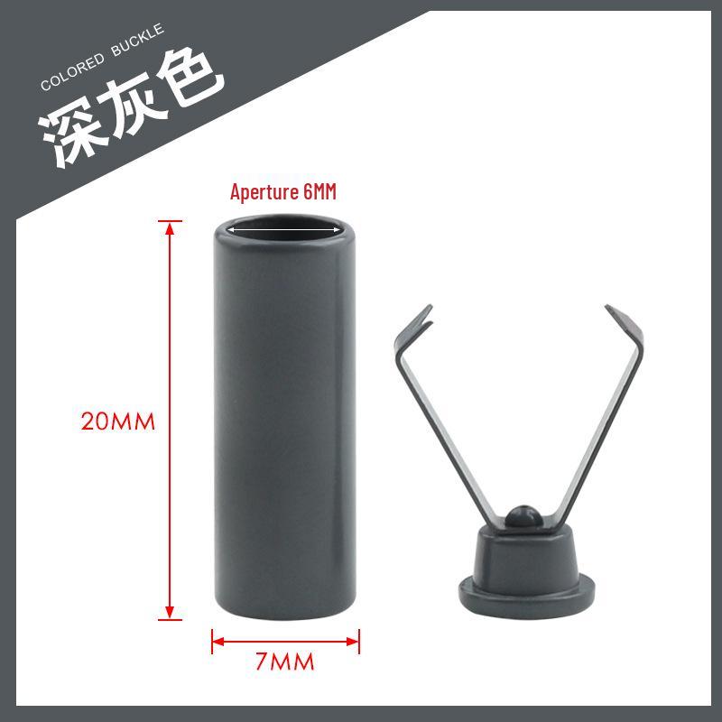 Colorful Metal Bell Cord End Clip for Hoodie & Hat Drawstrings - Spray-Painted Cord Lock Fixing Buckle.