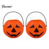 Großer Süßigkeiteneimer 1/2/3 Stück Halloween Kürbis Eimer, Süßes oder Saures Halter Korb, Jack-O-Lantern Süßigkeiten Eimer mit Griff, Partygeschenke