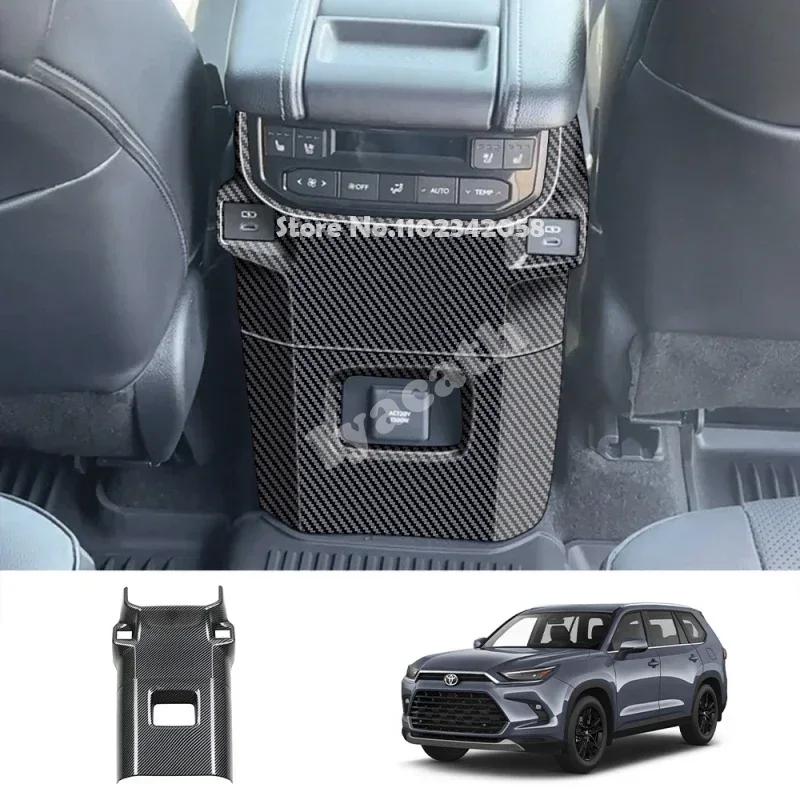 LHD For Toyota Grand Highlander 2024 2025 carbon window rise switch gear shift panle trument readlamp AC vent armest cover