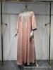 Robe de soirée Jalabiya Abaya Musulmane Artisanat Strass L230