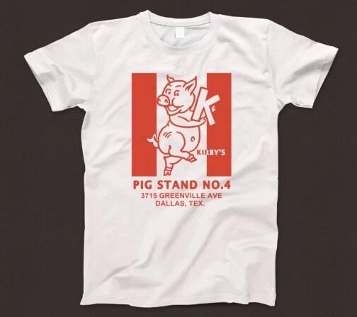 Kirby's Pig Stand T Shirt 981 No. 4 Dallas Texas Fast Food Drive-In Highway BBQ
