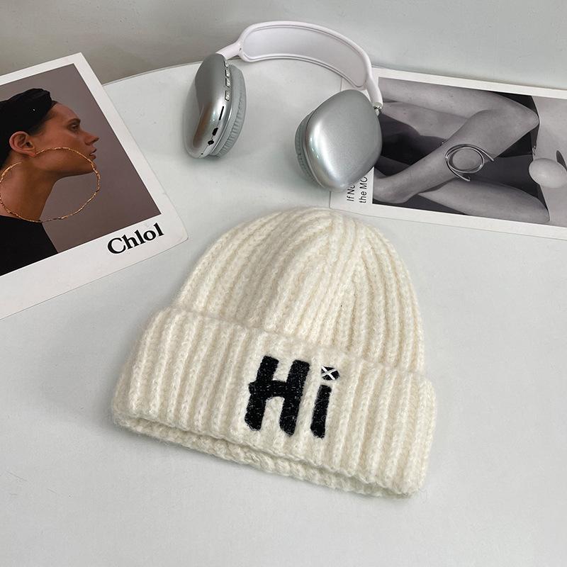Autumn and Winter Large Head Circumference Thickened Warm Ear Protection Cold Hat Versatile Loose Pile Woolen Hat