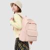 Solid Color Men's And Women's Backpack Student Large Capacity Schoolbag