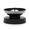 Safe and Secure Small Moe Candlestick, Black, Mini Candle, 166-41, Tokai Seiro, Made In Japan, Full Burning, Candle Holder