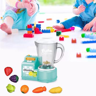 Mixer-Spielzeug für Kinder, Küchengeräte, Lebensmittelzubehör-Set, Rollenspiel mit Licht und Ton, Kleinkindspielzeug für Mädchen und Jungen