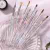 Japanese Nail Art Brushes Set Manicure Liner Painting Gradient