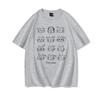 Cute Cat Print Casual Tee Shirt Cotton Harajuku Trend Girls Short Sleeve Tshirt Girls Breathable ONeck Tops Girl Clothing