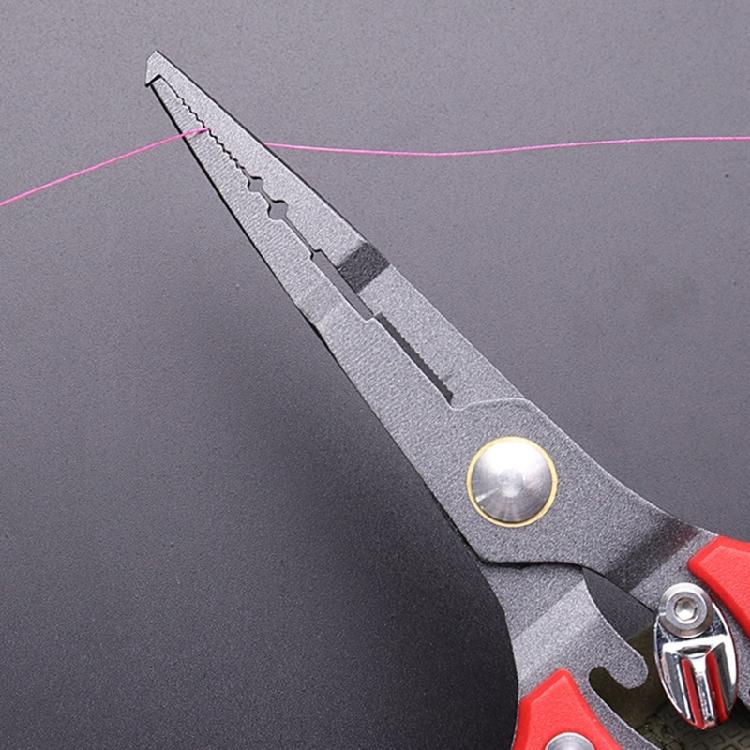 Stainless Steel Fishing Pliers Hook Remover Outdoor Fish Line Cutter Tool Comfortable Grip Scissors Fishing Accessories