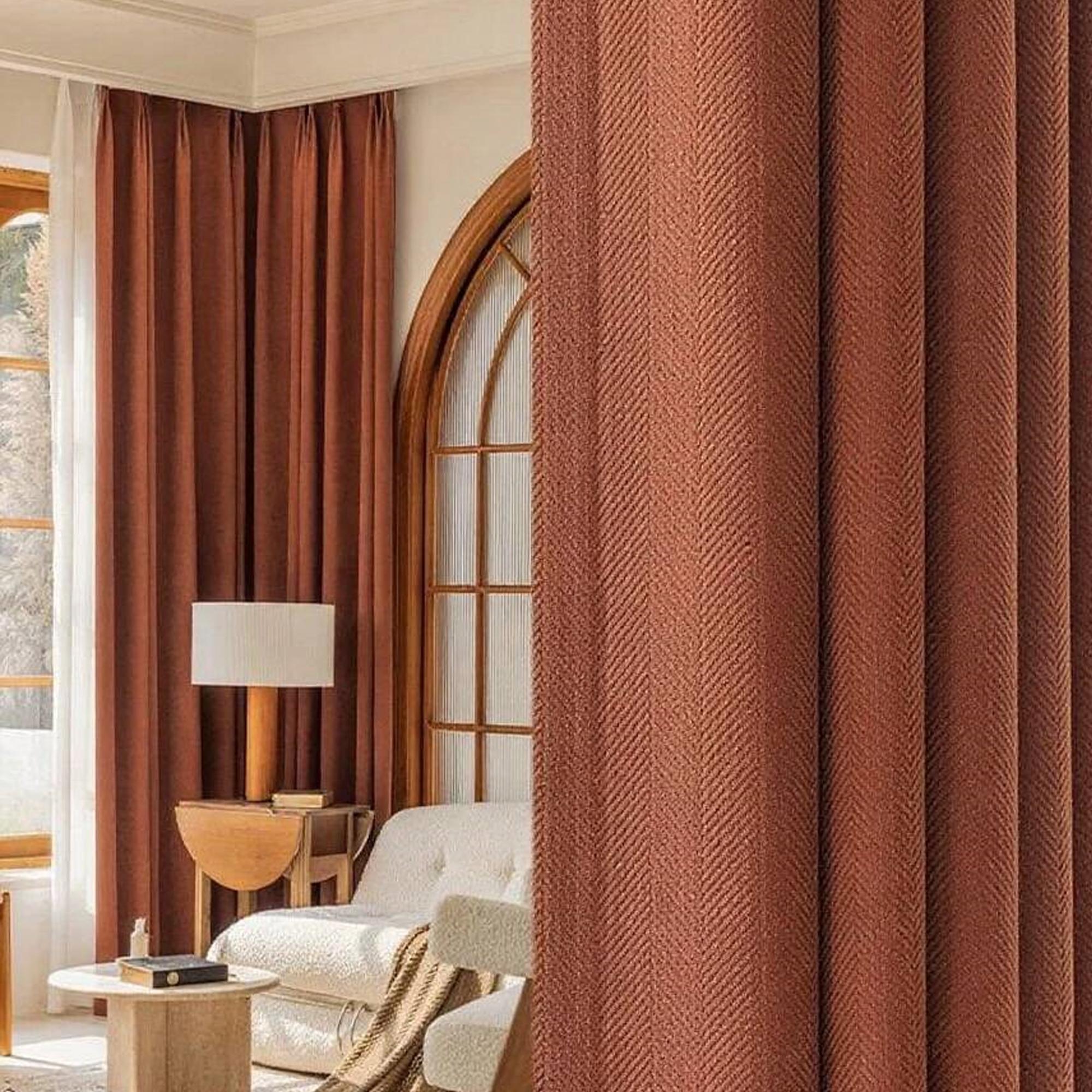 1 stuk verduisterend gordijn decoratief bordeauxrood gordijn voor woonkamer, slaapkamer, stofdicht, warmte-isolerend, geluidsreducerend 1pc W100xL200 cm&Grommet Top