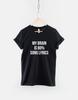 My Brain Is 80% Lyrics T-Shirt: Soft Ring Spun Cotton, Streetwear Hipster Style