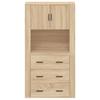 Highboard Sonoma Oak Wood Based Material