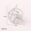 2024 Mockingbird Retro Metal Brooch - European & American Style, Versatile Round Alloy Jewelry.
