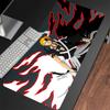 White Mouse Pad Anime Large Mousepad Bleach Manga Panel Laptop Office Rubber Soft Table Mat Pc Keyboard Gaming Non-Slip Carpet