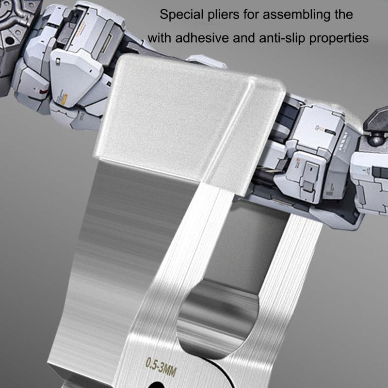 Carbon Steel Crafting Clip Pliers For Secure Glass Copper Rod Trimming With Improved Friction Coated Tip