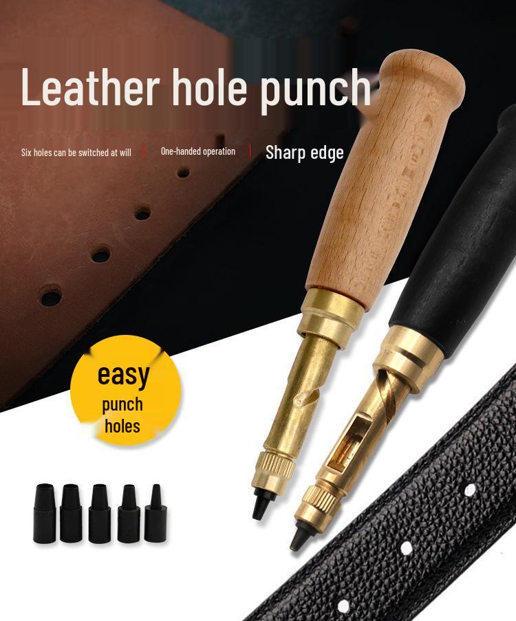 Automatic Multi-Head Leather Hole Punch Tool