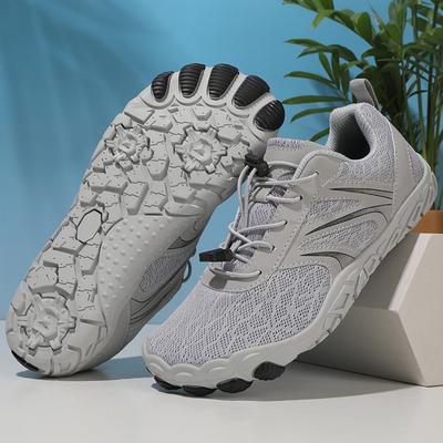 Elastic Hiking Shoes Anti-slip Trekking Camping Sneakers Unisex Breathable Climbing Sports Shoes Light Cross-training Shoes