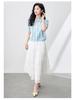 Elegant French Fine Spun Lace Puff Sleeve Cotton Blouse - Women's Summer Top
