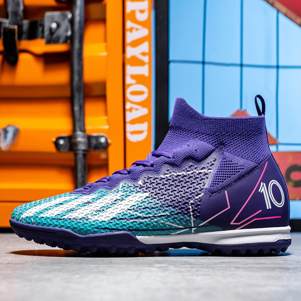 

2024 Мужские футбольные бутсы большого размера Сверхлегкие футбольные бутсы для мальчиков Кроссовки Нескользящие футбольные бутсы AG/TF Ботильоны унисекс 35