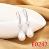 Elegant Retro U Shape Clip-On Earrings with Pearls for Women