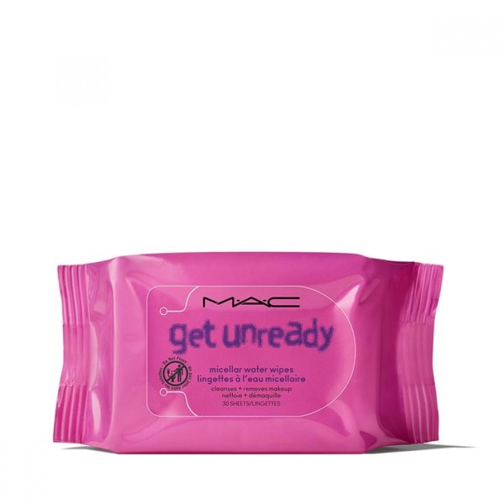 M A C New Get unreAdy MiCellAr wAter Wipes Get Unready Micellar Water Wipes