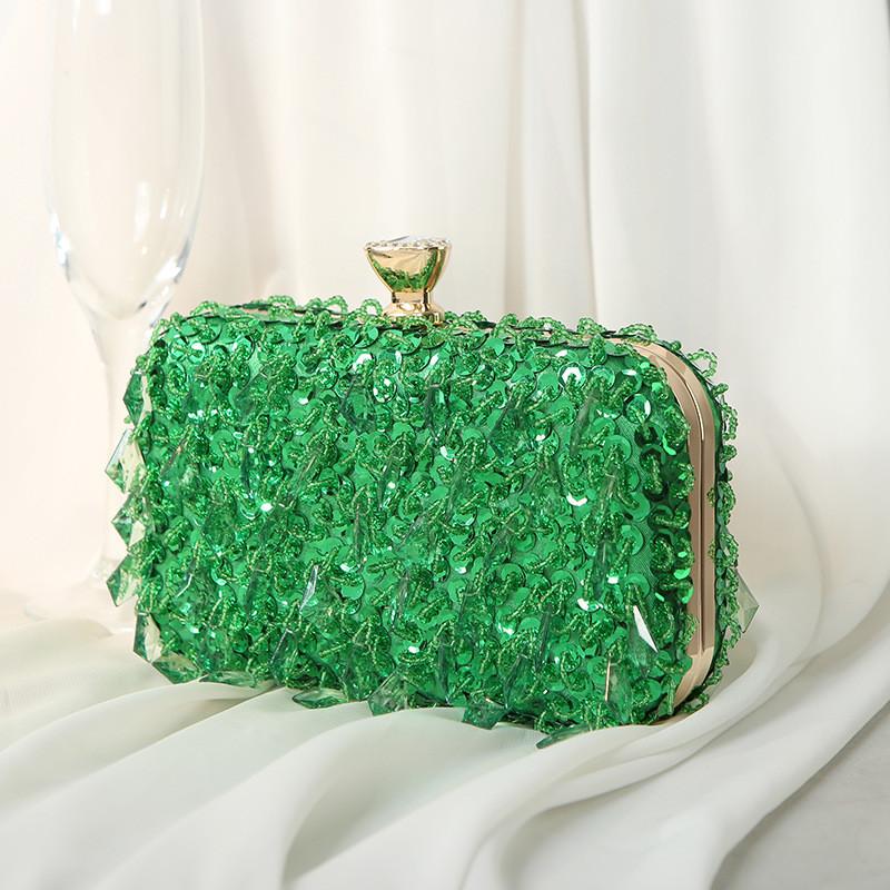 Handmade Beaded Party Bag With Cell Phone Pocket For Dinner Parties And Special Occasions