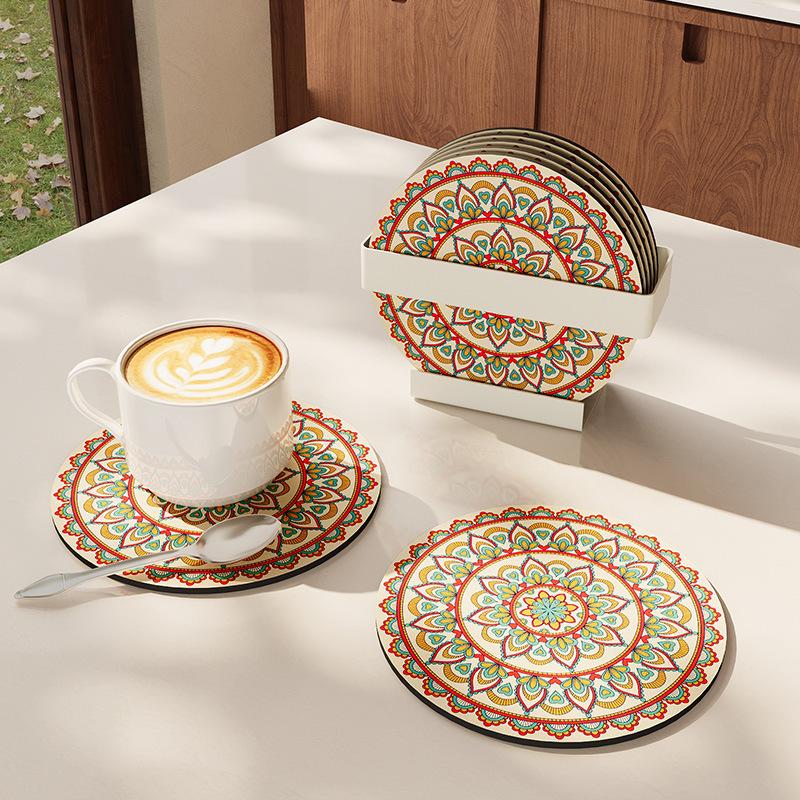 Plate Mat Nordic Anti-Scalding Mat Bowl Mat Household Kitchen Pot Mat Plate Mat Coaster Vegetable Rubber Bottom Table Mat