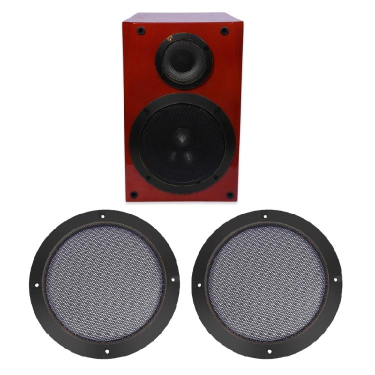 Speaker Net Cover Car Speaker Mesh Enclosure Plastic Frame & Metal Wire 2-8in