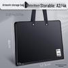 4K Frosted Art Portfolio: Student Handbag & Drawing Paper Storage Album 8K