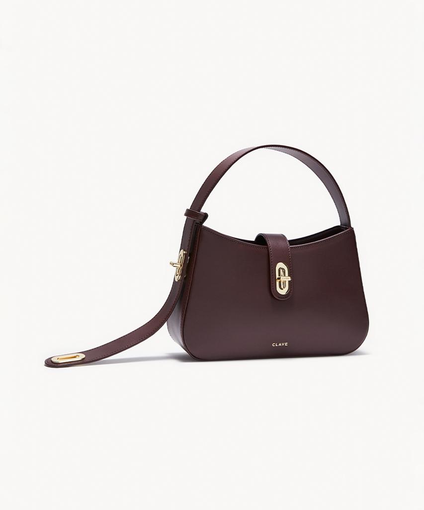Clave Esther Burgundy Shoulder Bag