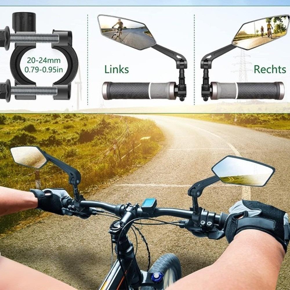 Wide Angle Bicycle Rear View Mirror Wide Range Cycling Mirror Bike Mirror Cycling