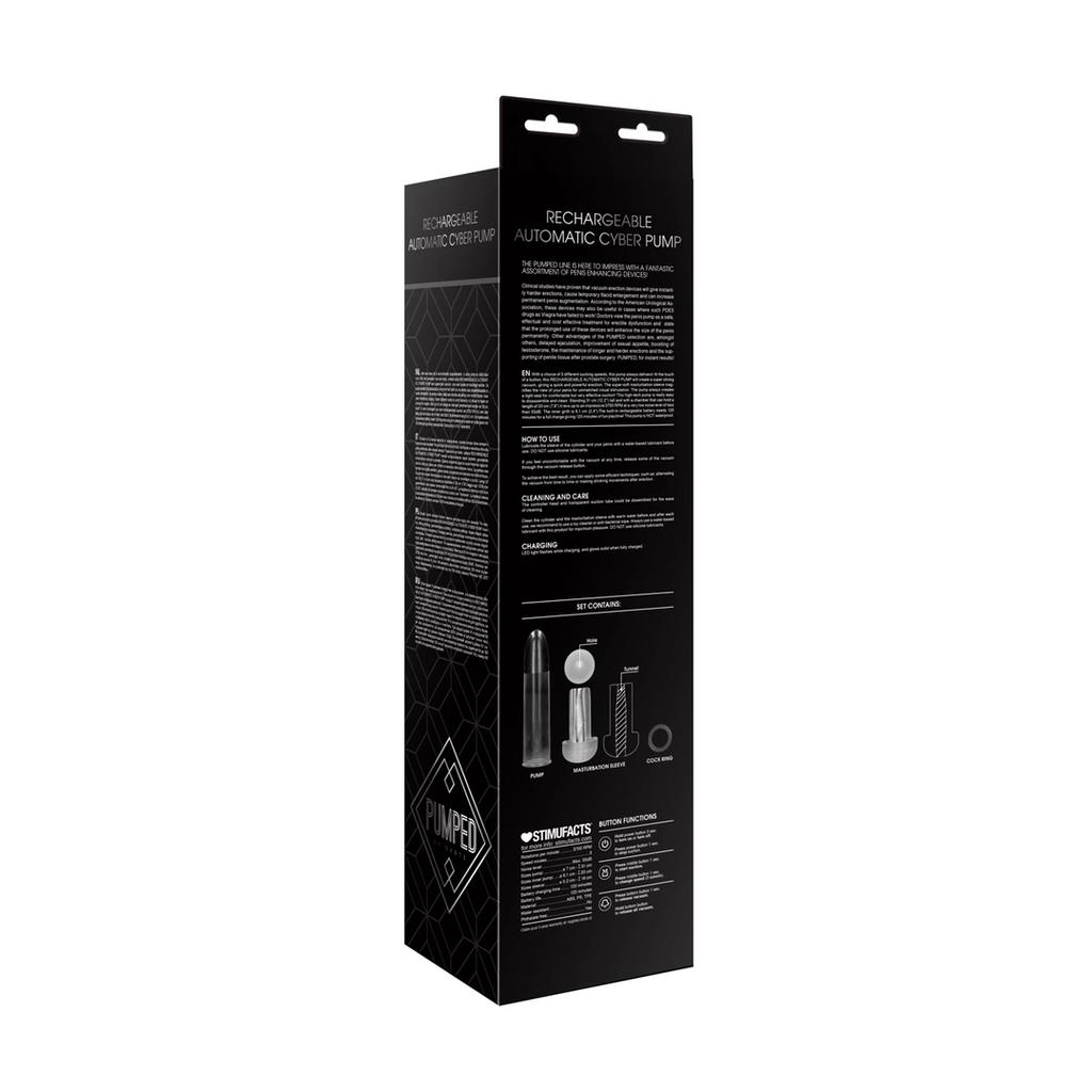 Rechargeable Automatic Cybernetic Pump with Sleeve - Pumped by shots