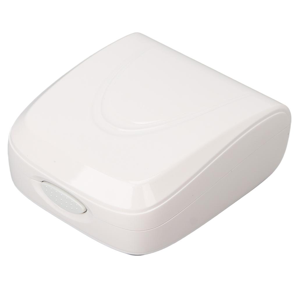 Hörgeräte-Schutzhülle, tragbare Aufbewahrungsbox für Hörgeräte, für Soundverstärker, Weiß