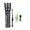 Ultra Powerful XHP360 LED Flashlight Rechargeable Torch Tactical Lantern Outdoor Waterproof Fishing Flashlight With Mobile Power
