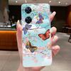 For Huawei Nova 11 SE 11SE Phone Case Huawei Nova 12 SE BNE-LX1 Case Luxury Fashion Butterfly Flowers Clear Soft Silicone Cover