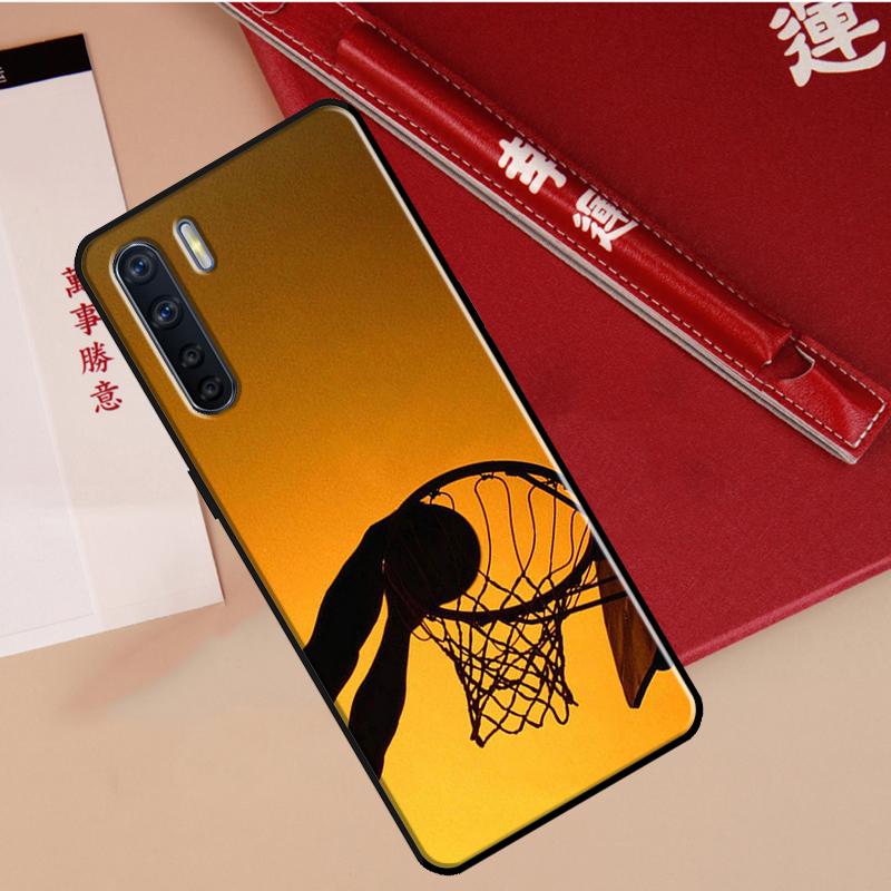 Basketball Basket Case For Oppo A60 A98 A58 A78 A18 A38 A80 A40 A77 A57 A17 A74 A54 A94 A96 A76 A16 A15 A5 Pro