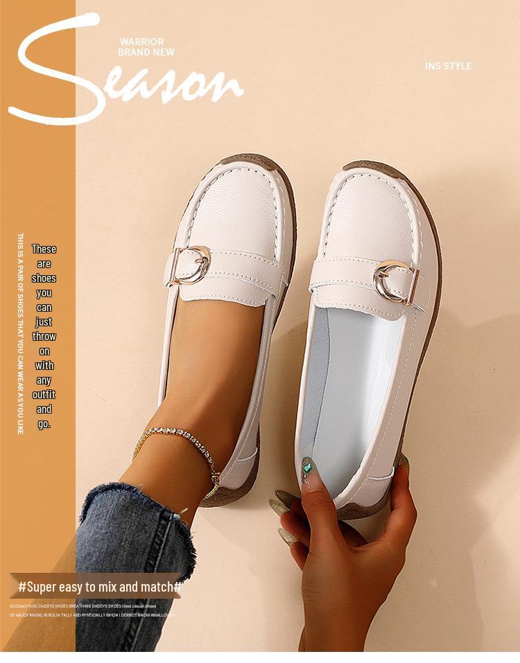 2024 Dam Casual Mjuka Loafers - Bekväma, Platta, Plusstorlek, Mjuk Sula & Ovandel, Ideala för Mamma.