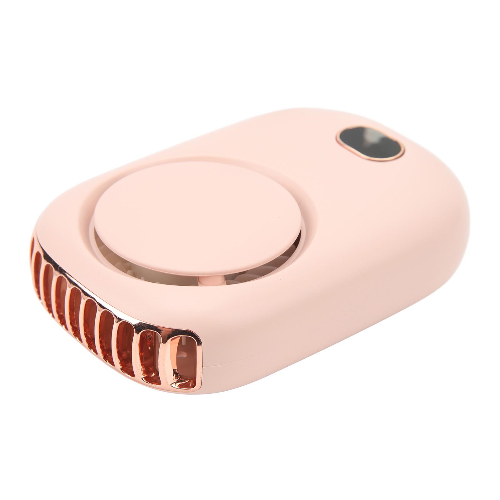 ing Neck Fan Portable USB Charging Leafless Fan Large Wind Power Display  ing Neck Bladeless Small Fan