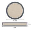 Silicone Round Baking Mat Air Fryer Oven Baking Sheets Non-Stick Baking Liners Reusable Bake Dish for Cake Pizza Pastry Cookie