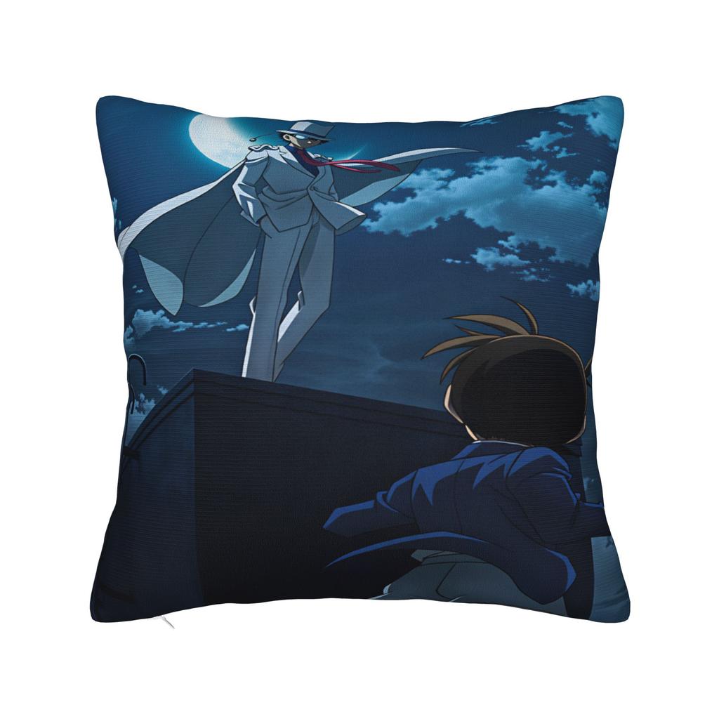 Detectives Conans Pillow Cover Soft Cushion Cover Funny Pillow Case For Couch Sofa Bedroom