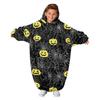 Barn Halloween-tryck Flanell Helkropps Pyjamas Set för Mysig Sovkläder